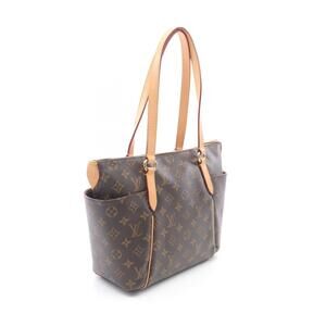 Louis Vuitton Brown Tote Canvas Totally Leather Monogram Bag